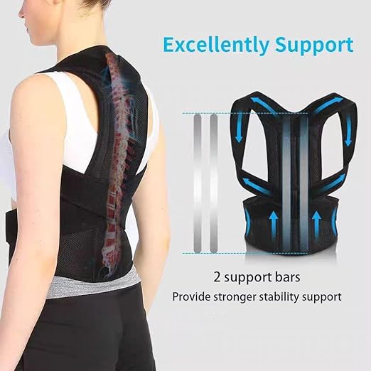 Posture Corrector for Women and Men, Adjustable Back Straightener Posture Corrector