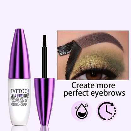 2Pcs Peel Off Brow Tint Gel - Waterproof & Sweatproof, Transfer-Resistant Multi-Day Wear, All Skin Types