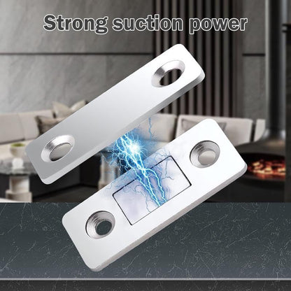 10pcs Cabinet Magnetic Catch Without Punching, Versatile for Cabinets, Drawers & Sliding Doors