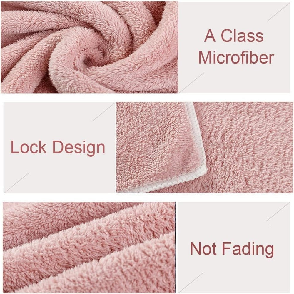 3PC Microfiber Hair Towel Caps, Extrame Soft & Ultra Absorbent