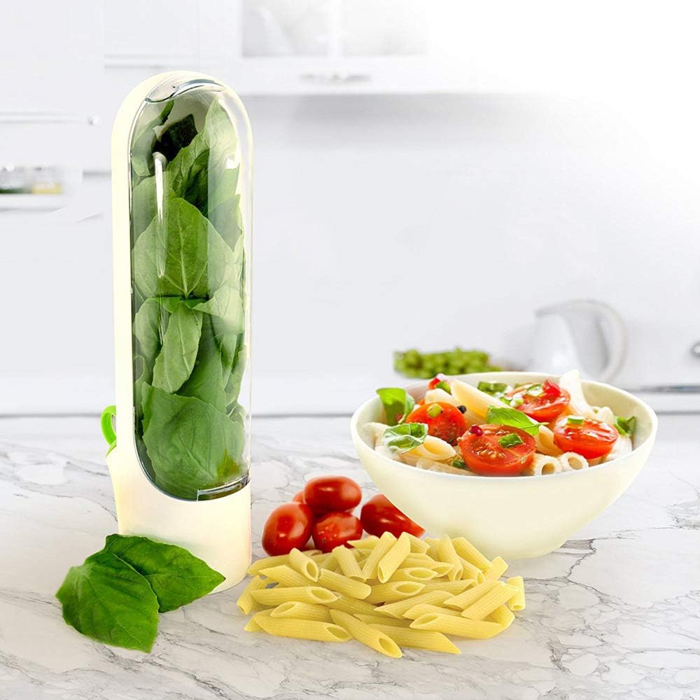 BPA-Free Vegetable Saver Pod with Water Reservoir Case for Refrigerator Fresh Storage