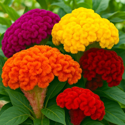 Cockscomb Seeds— Exotic Charm — Also known as the "Velvet Flower" 100 Seeds for Planting