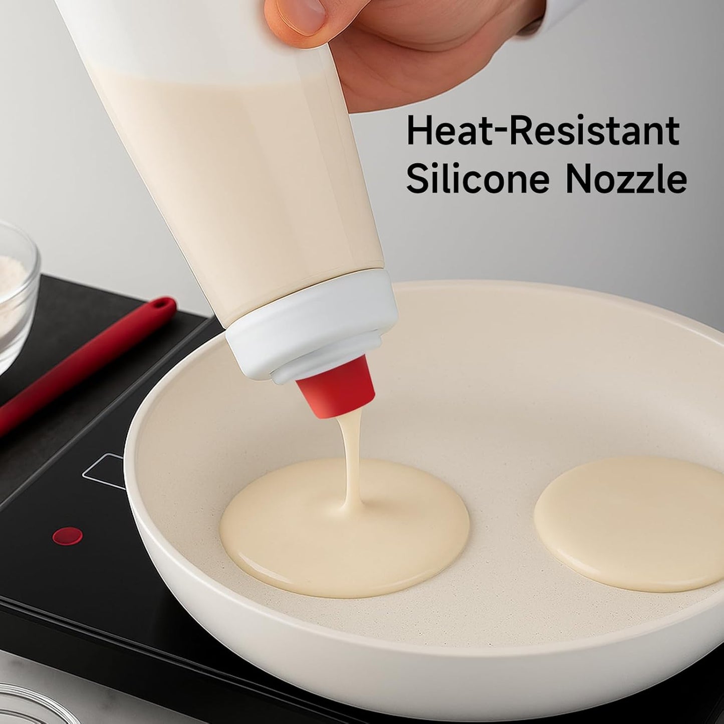 Pancake Batter Mixer with BlenderBall Wire Whisk