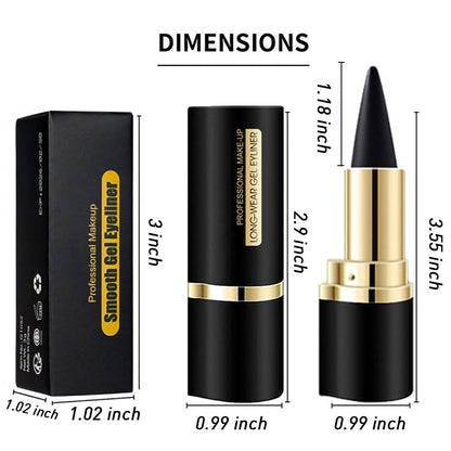 4Pcs Gel Eyeliner Pencil Eye Face Paint Sticks Waterproof Makeup Set