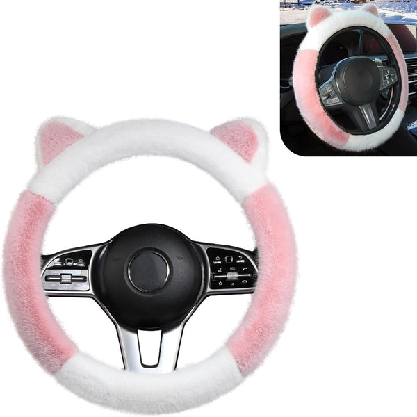 Cute Steering Wheel Protector with Kitty Cat Ears
