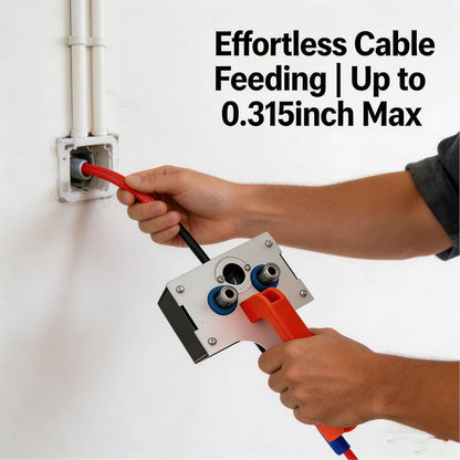 Efficient Cable Pulling Tool - 0.3inch Max Cable Wire Tool for Conduit & Pipe Threading