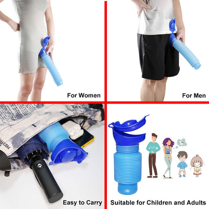 Collapsible Leakproof Urinal Bottle for Men & Women