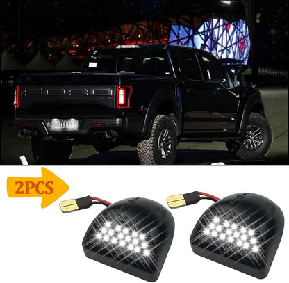 2PCS LED License Plate Light Tag Lamp, Compatible with Chevy Silverado 1500 2500 3500 Escalade Suburban GMC Tahoe Sierra Yukon XL