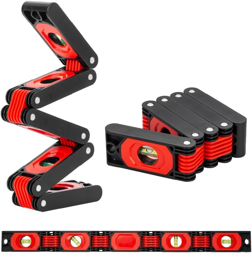 Folding Level, Multi-Angle Magnetic Level Ruler