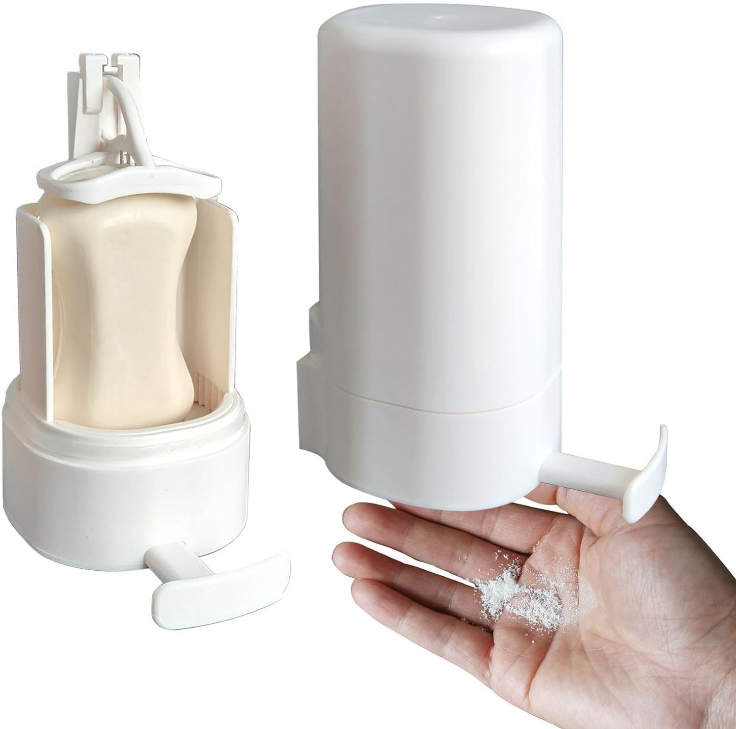 Soap Grinder for Bar Soap Wall-Mounted, No Drilling Waterproof