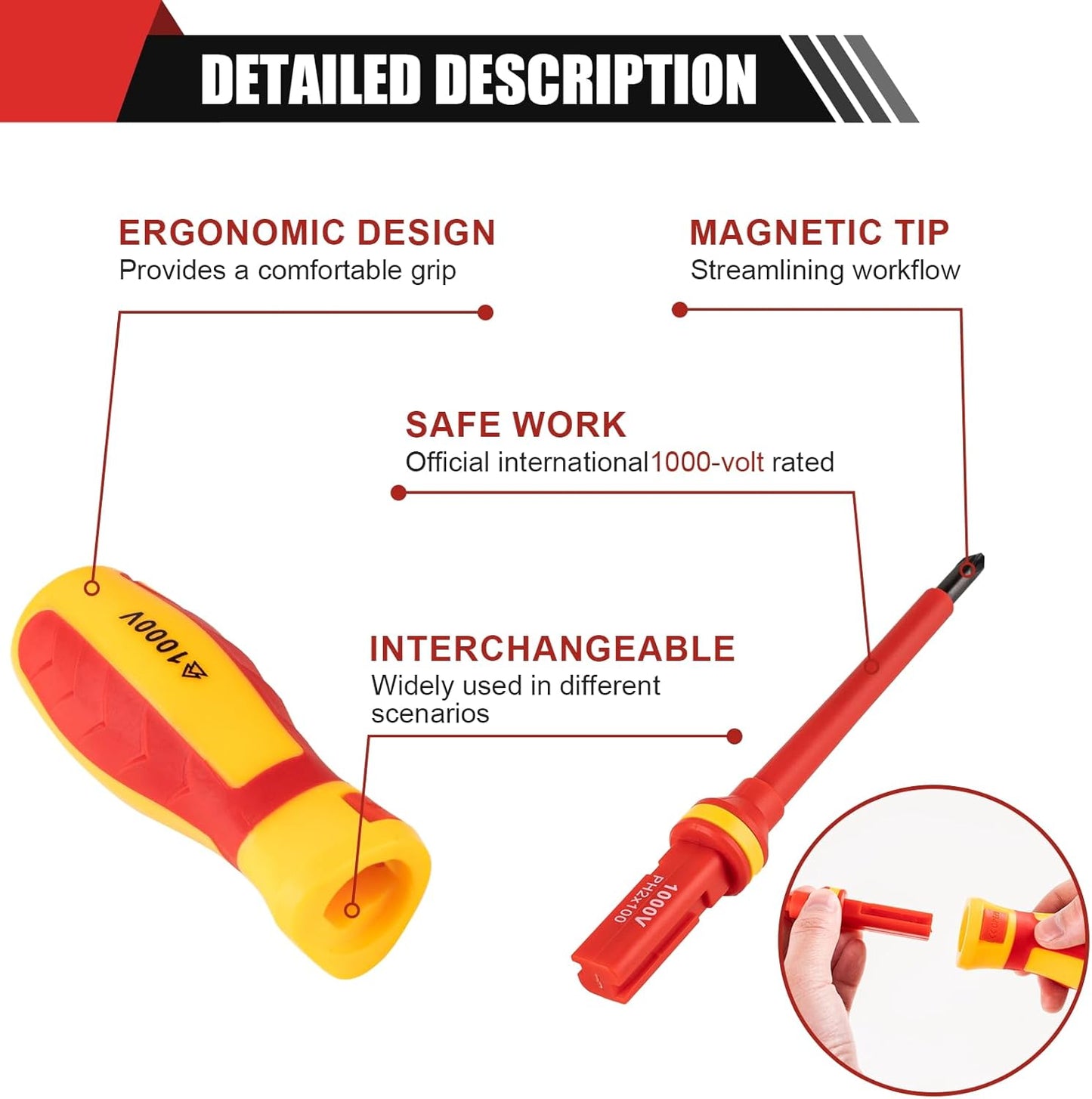 10pcs Insulated Screwdriver Set Electrical Electrician Hand Tool