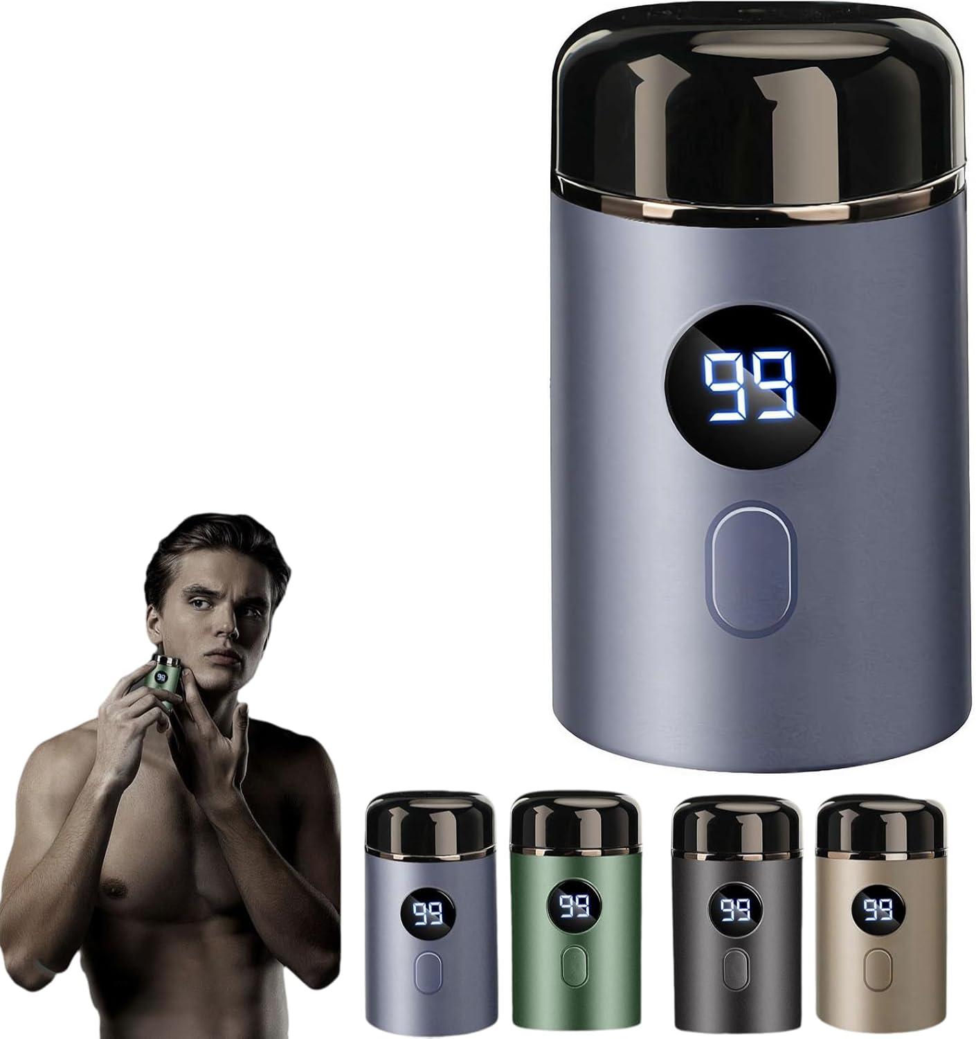 1PCS Mini Portable Electric Shaver,Multifunctional Waterproof