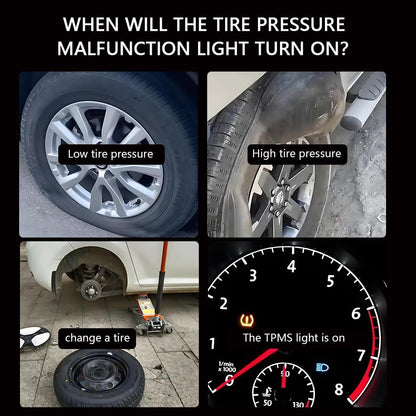 150PSI Digital Tire Pressure Gauge - 2 in 1 Tire Pressure Monitoring Sensor Activation Tool, 2 Mins Quick Reset
