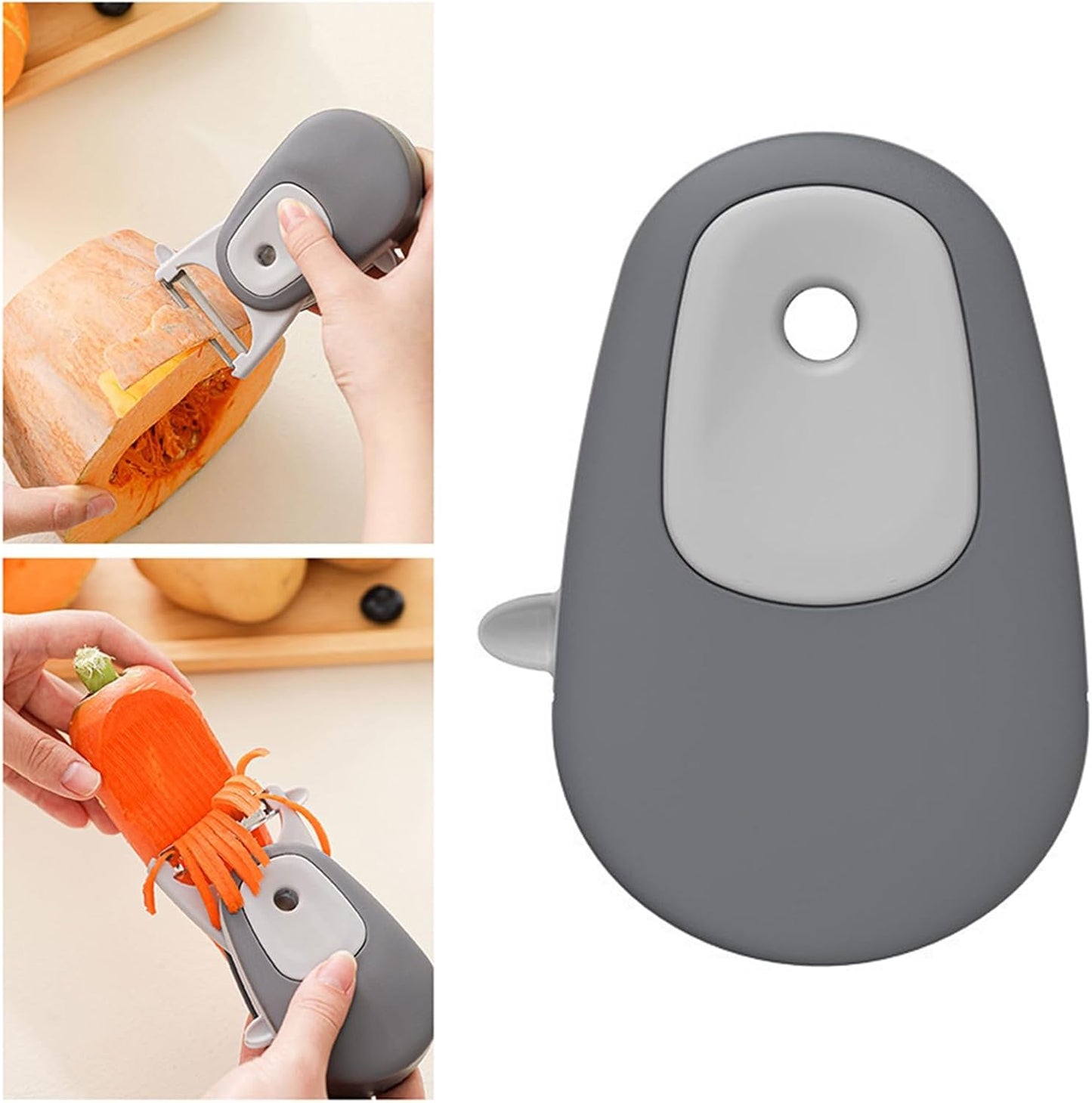 Multifunctional 3-in-1 Stainless Steel Kitchen Peeler