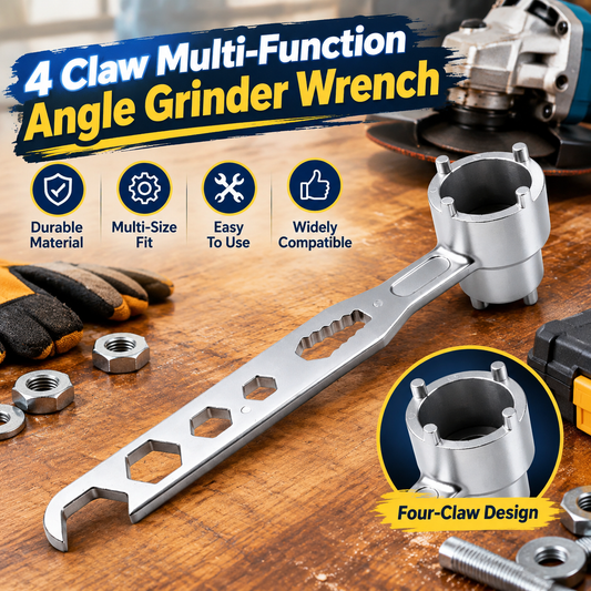 4-Prong Multifunctional Angle Grinder Wrench