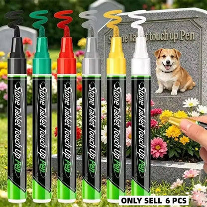Pack of 6 Tombstone Inscription Restoration Pens