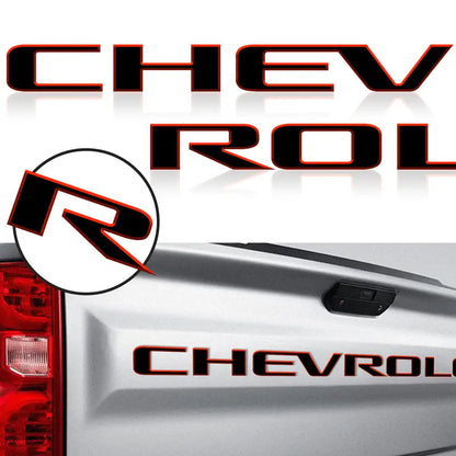 Premium Tailgate 3D Lettering Trim Stickers