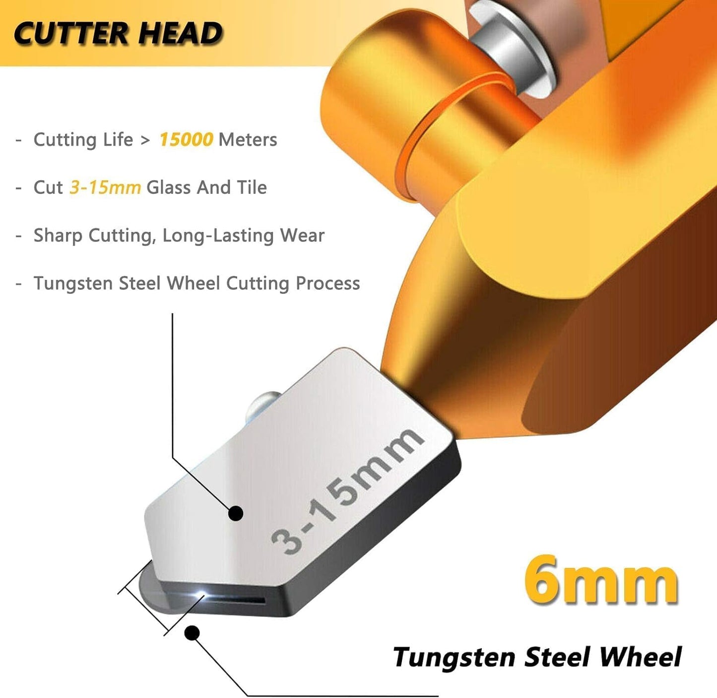2 in 1 Aluminum Alloy Manual Tile Glass Cutter Tool Kit