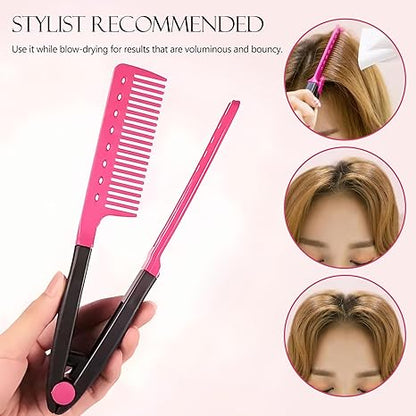 Grip Comb for Flat Iron