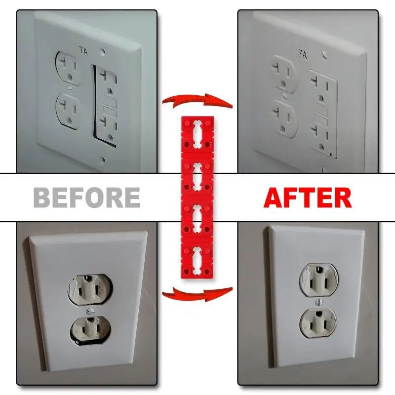 Outlet Spacers for Electrical Box, 48 PCS Switch and Receptacle Spacers for Loose Outlet Plug Fix