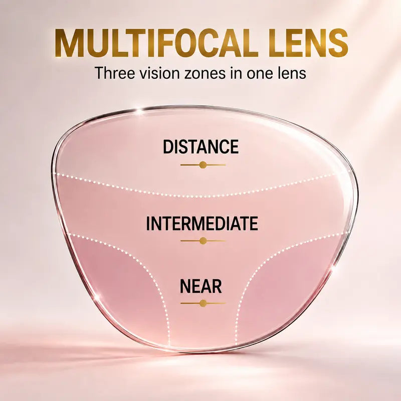 Unisex Multifocal Non-Prescription Reading Glasses