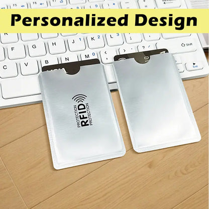 8 Counts RFID Blocking Sleeves Set – Protection for Credit & ID Cards