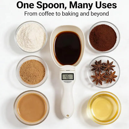 Digital Food Measuring Scoop Scale Electronic Kitchen Measuring Spoon Scale for Cooking Baking