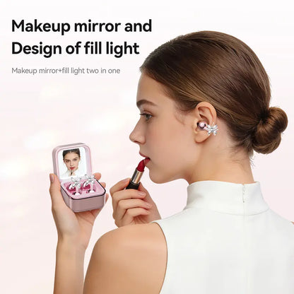 Open Ear Bluetooth Earbuds with Bow Ear Jewelry