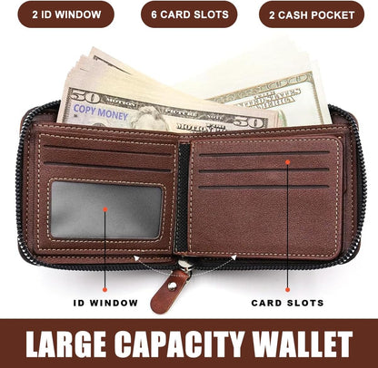 New Men's Vintage Short Wallet – High-Quality Business Wallet