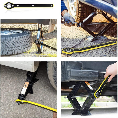 Auto Jack Ratchet Wrench of Labor-Saving Desigh, Car Jack and Lug Wrench
