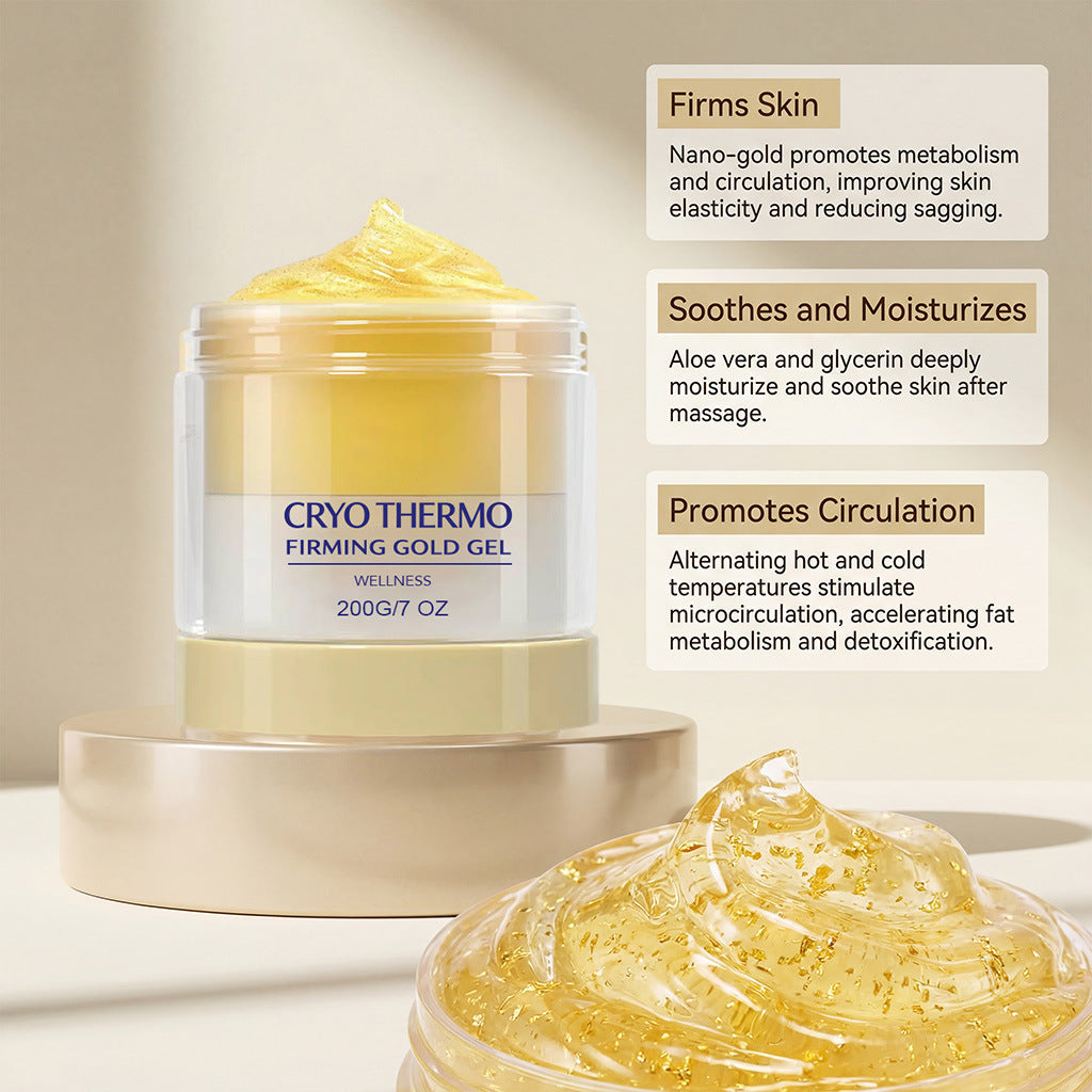 15-Day Fast-Acting Anti Cellulite Sculpting & Tightening Burn Gold Massage Cream