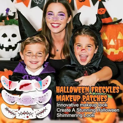 10PCS Halloween Face Glitter Freckles