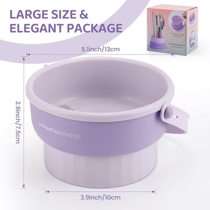 Makeup Brushes Cleaner Bowl