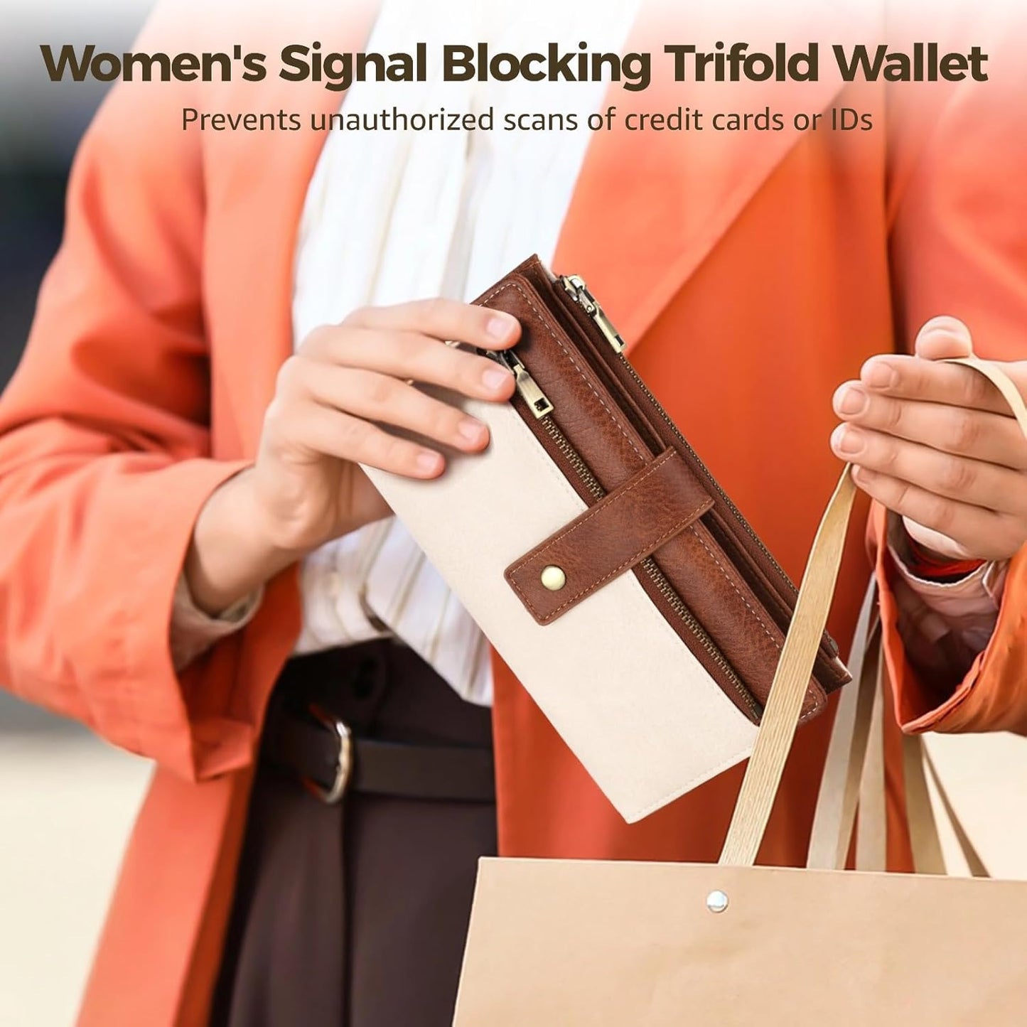 RFID-Blocking Women's Wallet
