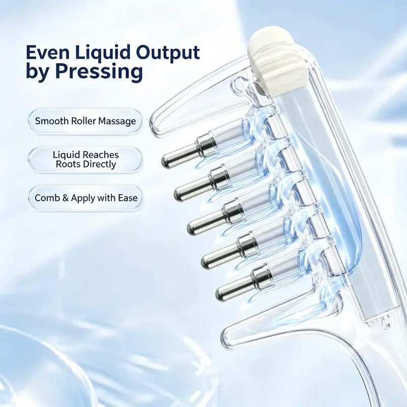 Refillable Scalp Oil Massage Comb