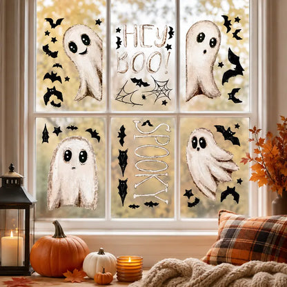Halloween PVC Cling Decorative Stickers