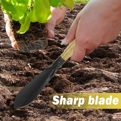 2 Counts Garden Shovel Garden Pointed with Pointed Tip and Flat Tip
