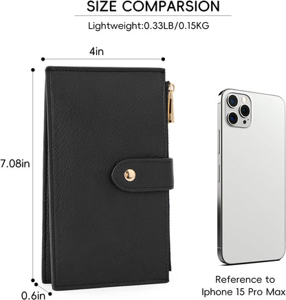 Stylish ultra-slim women's wallet
