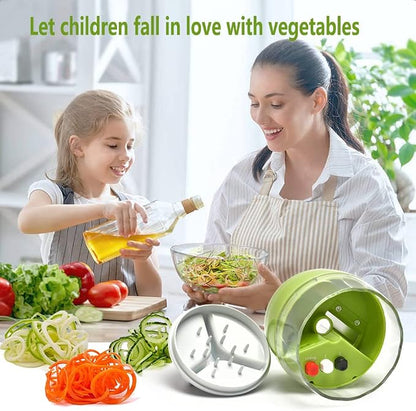 4-in-1 Handheld Spiralizer Vegetable Slicer