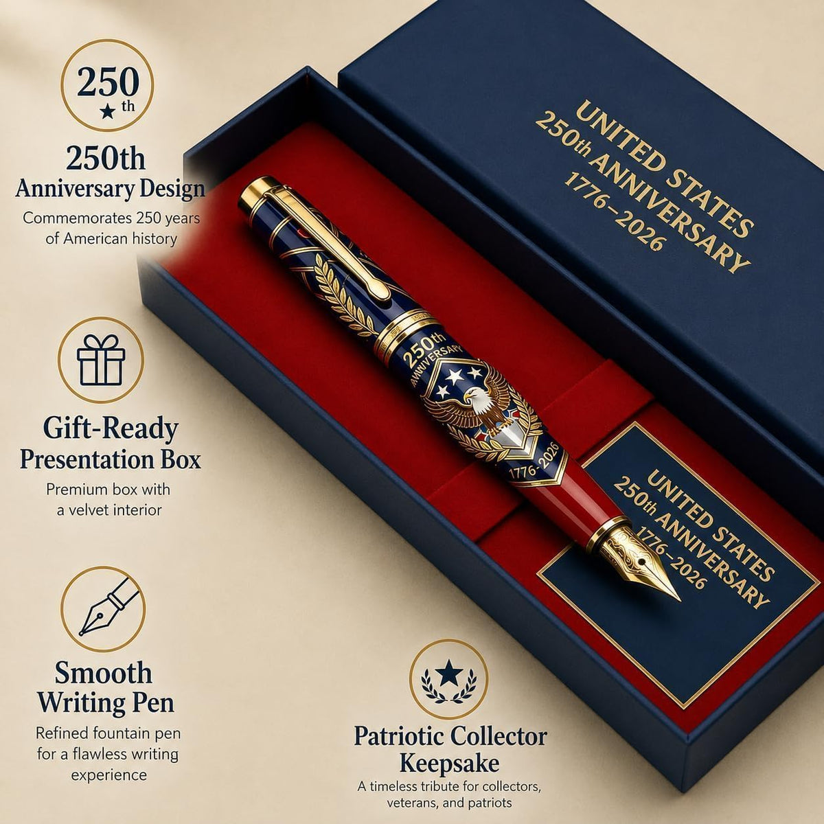 250th Anniversary Commemorative Pen