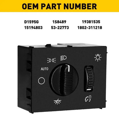 Headlight Headlamp Dimmer Switch for 2003-2007 Chevy Silverado GMC Sierra Yukon