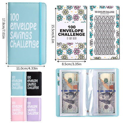 100 Days Money Saving Challenge Coin Envelope Budget Storage Book - Easy and Fun Way to Save  Money