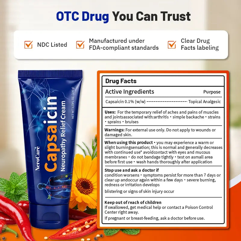 Capsaicin 0.1% Intense Warming Cream