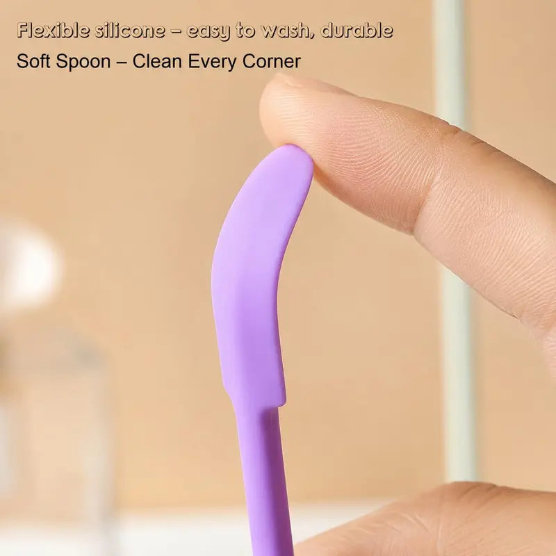 6PCS Silicone cosmetic spatula