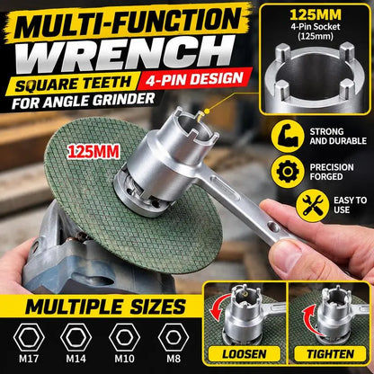4-Prong Multifunctional Angle Grinder Wrench