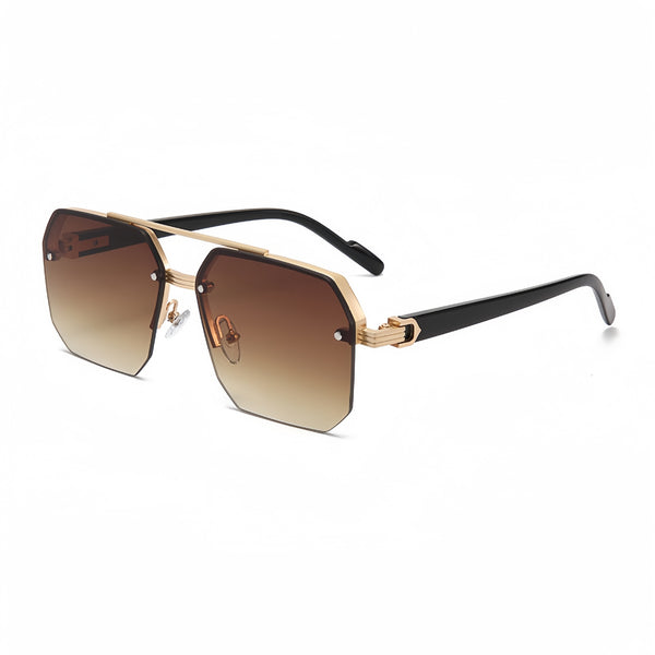 Unisex Retro Square Frame Sunglasses