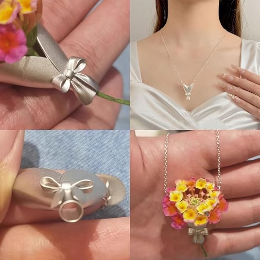 Wearable Flower Bouquet Pendant