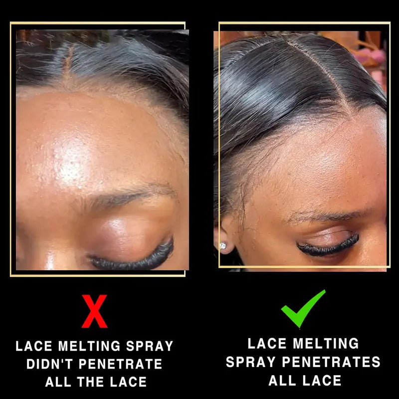 Lace Melting Spray for Wigs - Strong Hold Clear Hair Adhesive for Lace Fronts and Closures