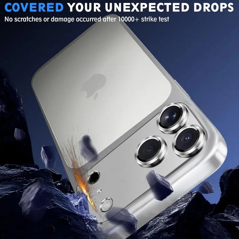 2 Pack Camera Lens Protector for iPhone 17 Pro Max – Metal Aluminum Alloy & Tempered Glass