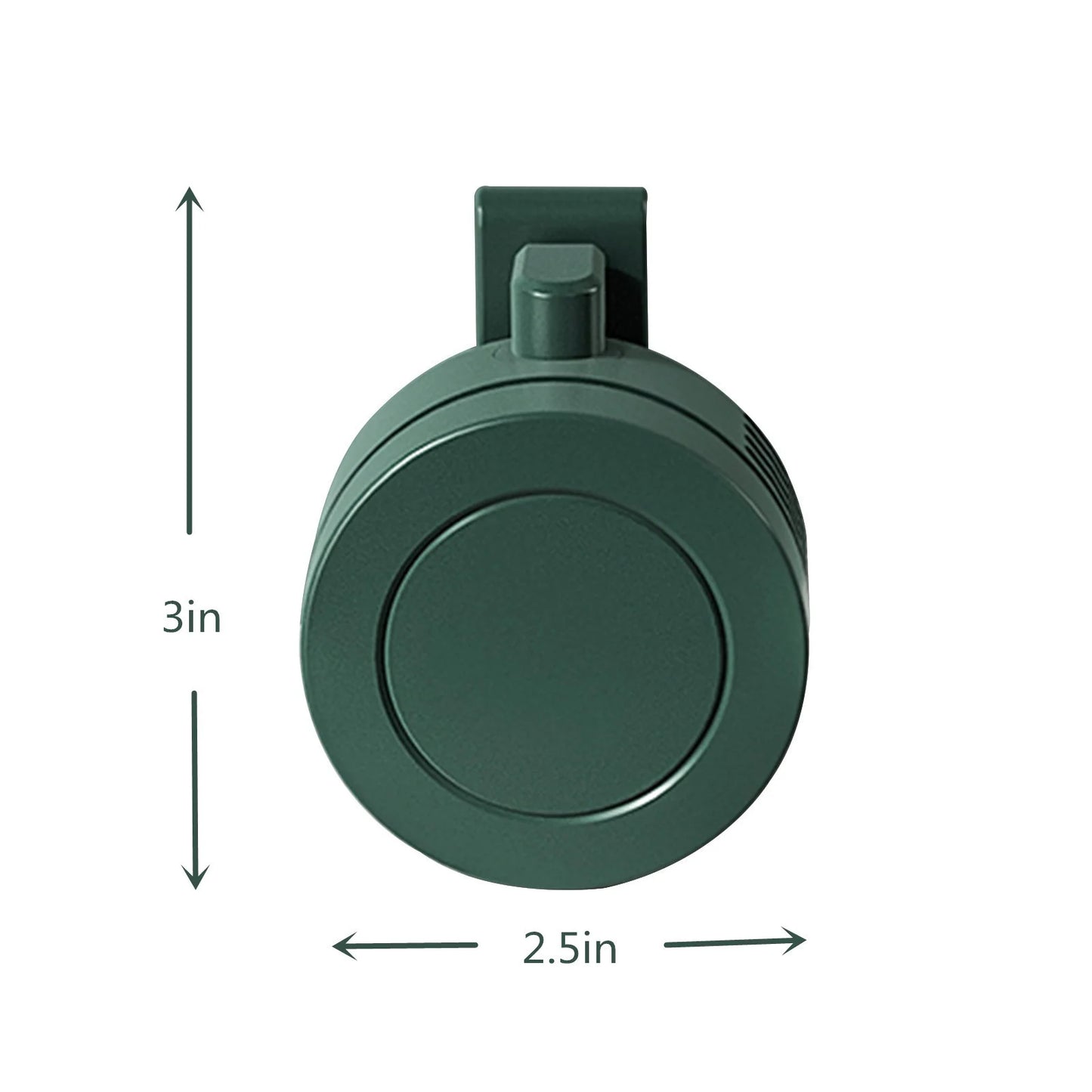 Clip On Mini Bladeless Fan - Portable 3-Speed Personal Fan with USB